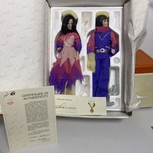 Donny & Marie Osmond Fine Porcelain “Through The Years” Collector Dolls Signed